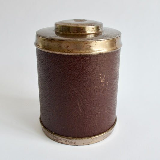 Vintage Metal Wood Copper Humidor