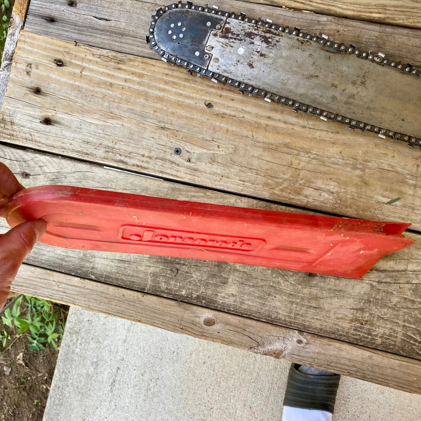 Vintage Jonsereds 49SP Semi-Pro Chainsaw with 16" Bar/Chain FOR PARTS OR REPAIR