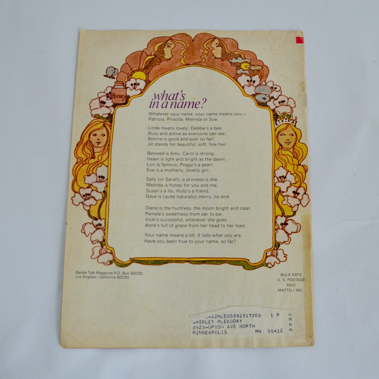 Barbie Talk Fan Club Magazine May June 1971 Vintage