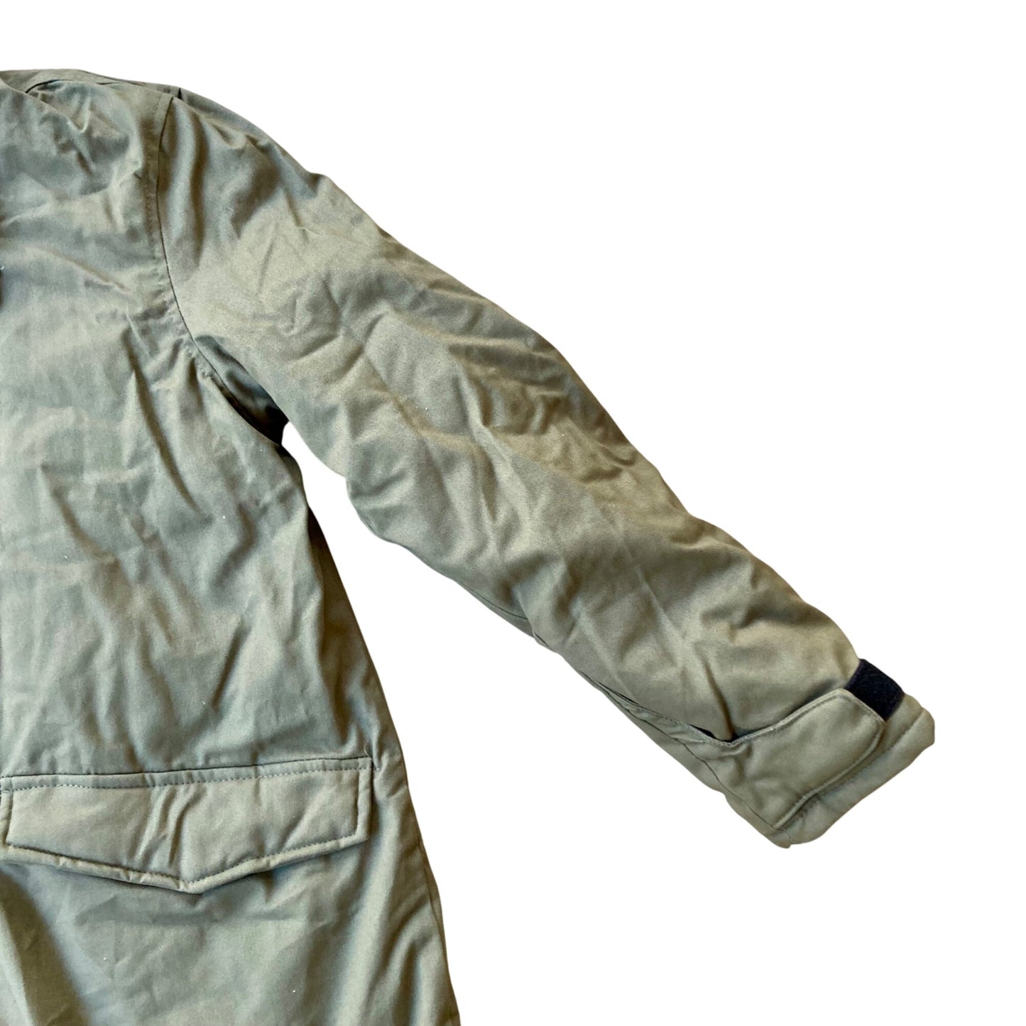 Sinsay Men's Collection Jacket Sherpa Lined Large Polish European Military Green