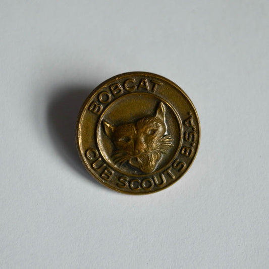 Bobcat Cub Scouts Boy Scouts of America Pin Small Vintage