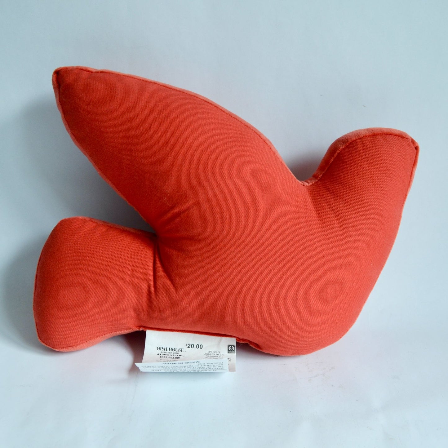 Opalhouse Jungalow Beaded Embroidered Velvet Dove Throw Pillow Orange