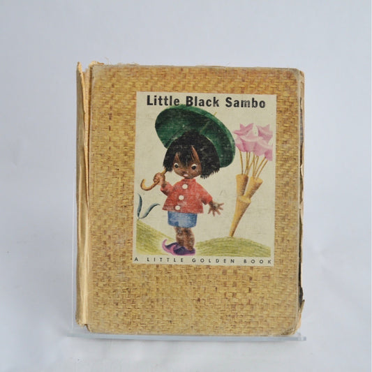1948 Little Black Sambo Golden Book Vintage