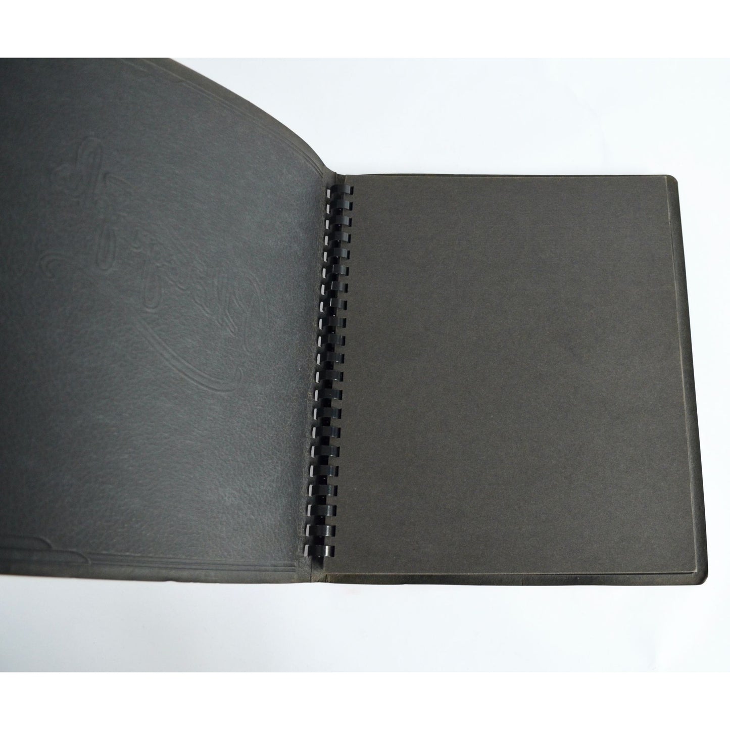 Vintage Amfile No. 960 Spiral Bound Photographs Album Red Faux Leather NOS