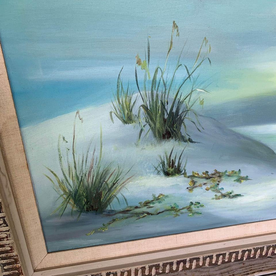 Original Oil Painting Beach Scene