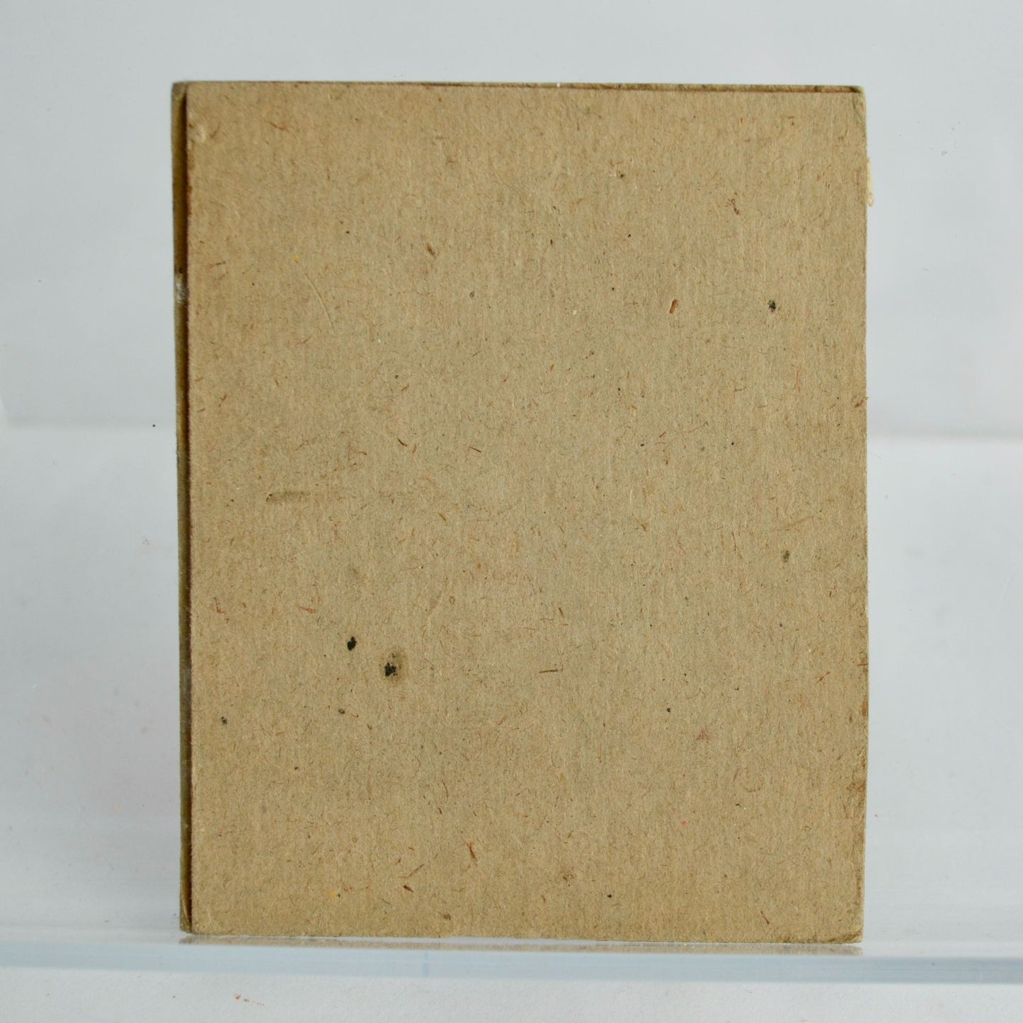 Charlotte Becker Now I Lay Me Baby 3D Embossed Cardboard Lithograph Print 3.75 x 3"