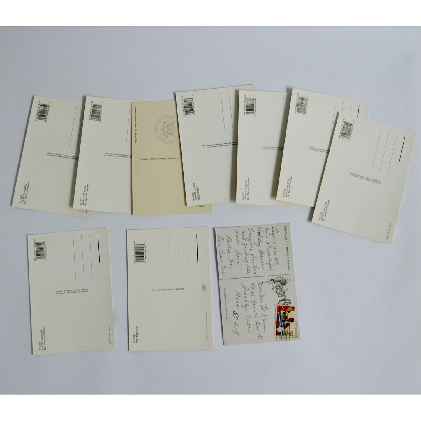 Lot 10 Vintage Postcards Saturday Evening Post Navy Betty Boop Walt Disney