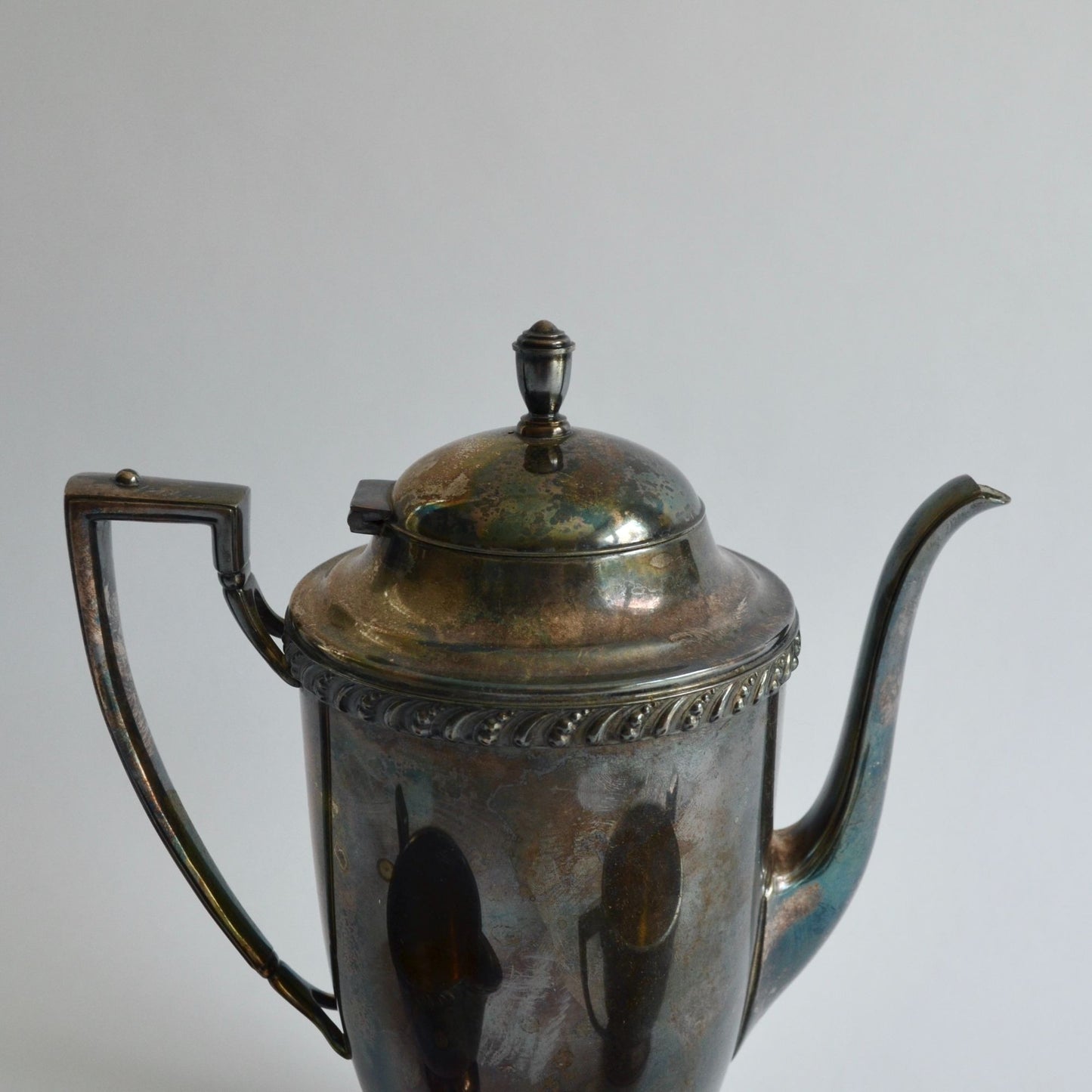 WM Rogers Avon 3630 3631 3632 Teapot Creamer Sugar Silverplate Berwick Trophy Handle