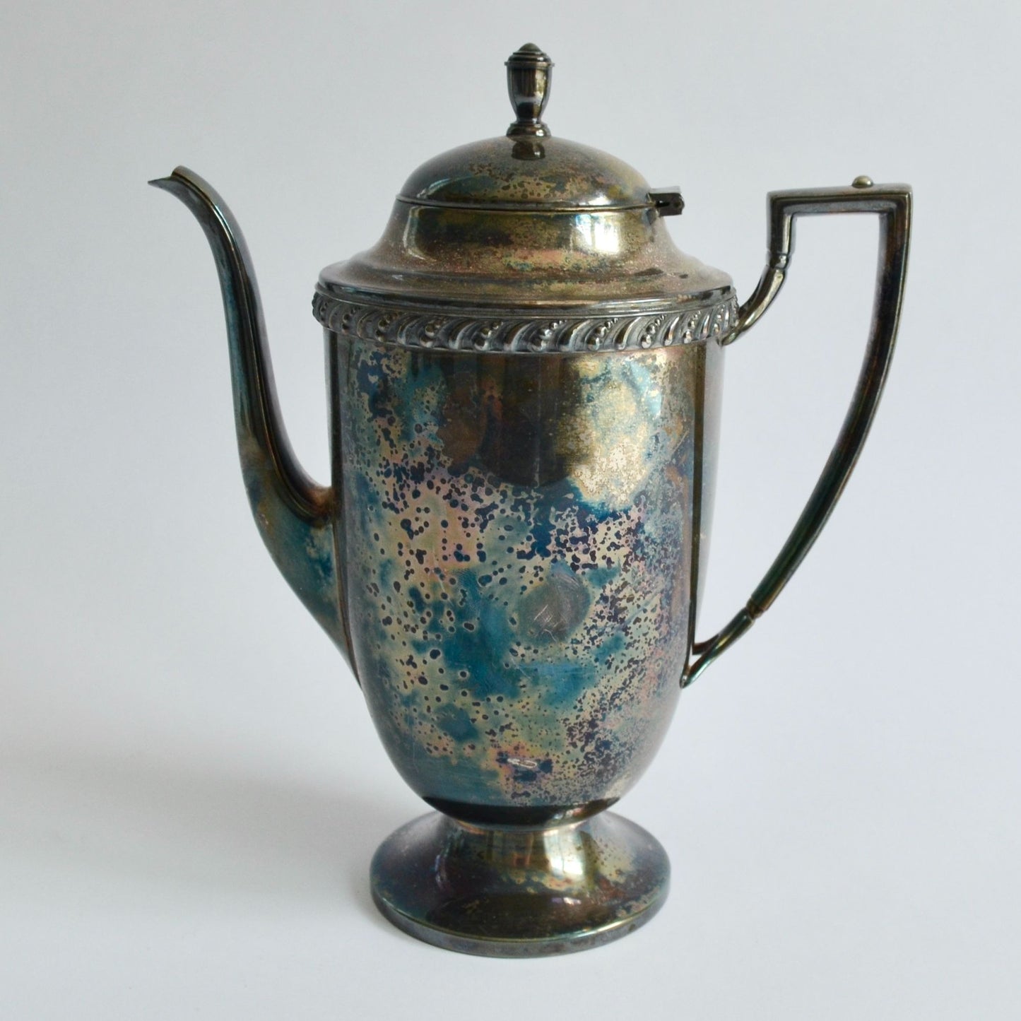 WM Rogers Avon 3630 3631 3632 Teapot Creamer Sugar Silverplate Berwick Trophy Handle