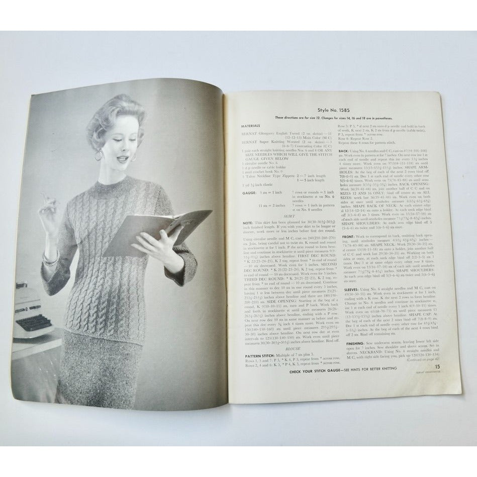 Bernat Handicrafter No. 60 Fashions in Fascinating Textures Book