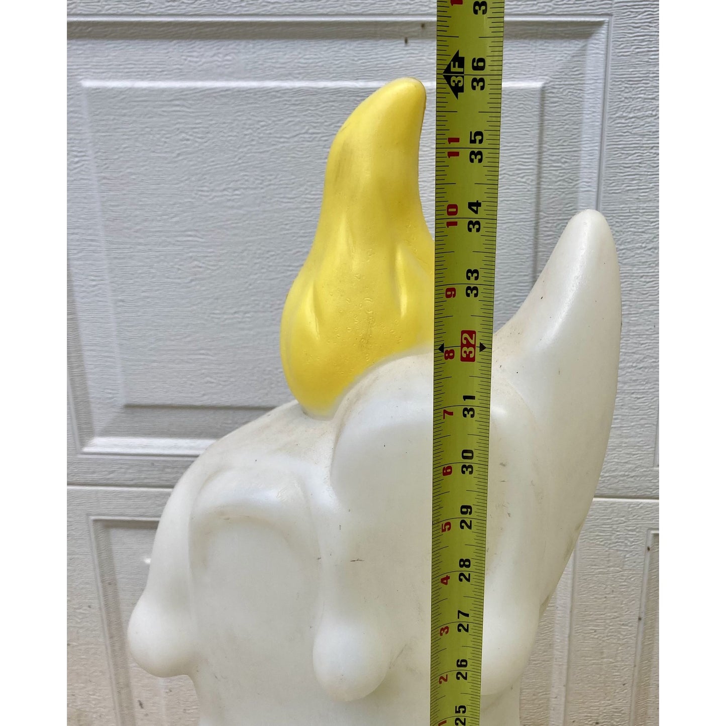 Vintage Melting Candle Blow Mold General Foam Plastics Double Sided Halloween