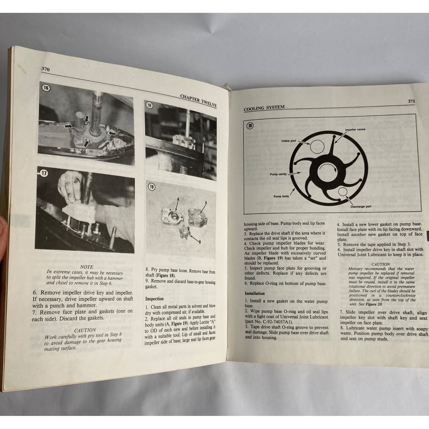 Clymer Mercruiser Stern Drive Shop Manual 1964-1983 B740