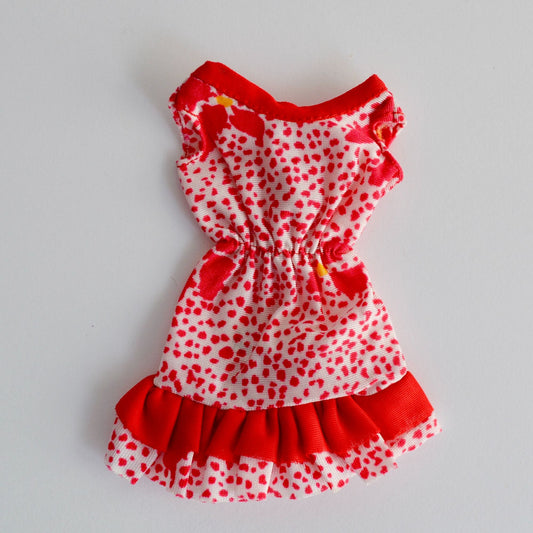 Mattel Barbie 1988 Feeling Pretty Red White Dress #1509 Vintage