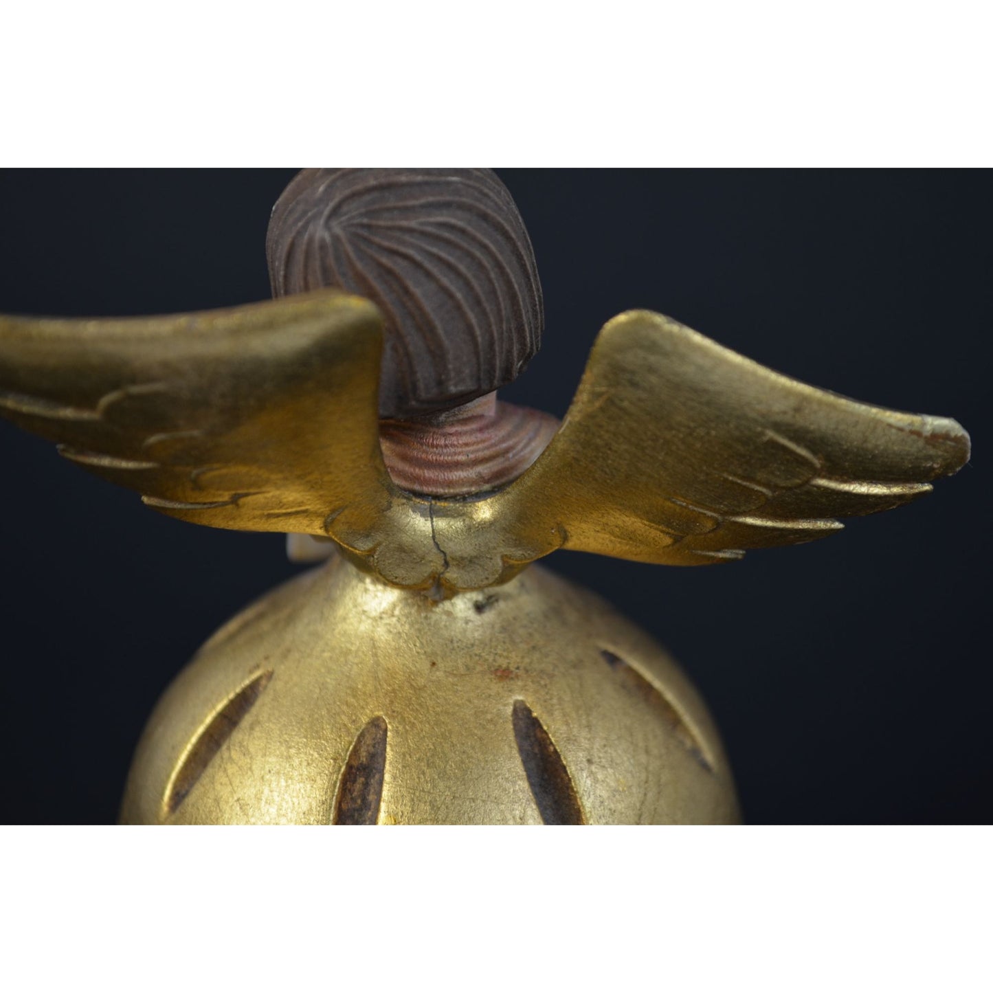 Anri Reuge Ava Maria Music Box Rotating Angel Figurine *Wings Repaired