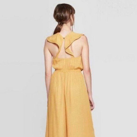 NEW Xhilaration Yellow Jumpsuit Size Small