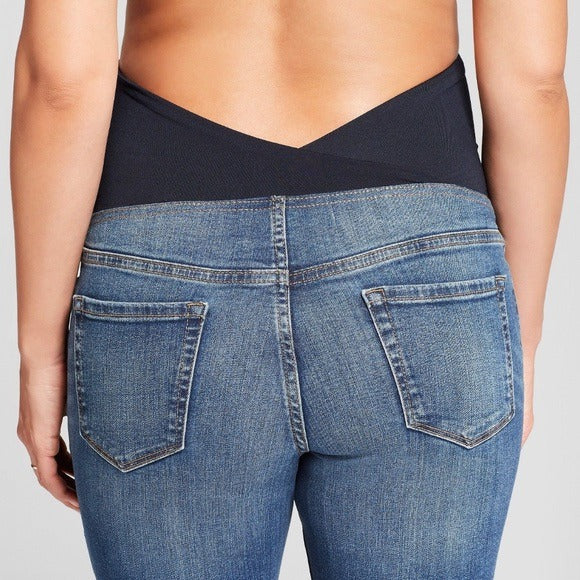 Isabel Over Belly Bootcut Maternity Jeans