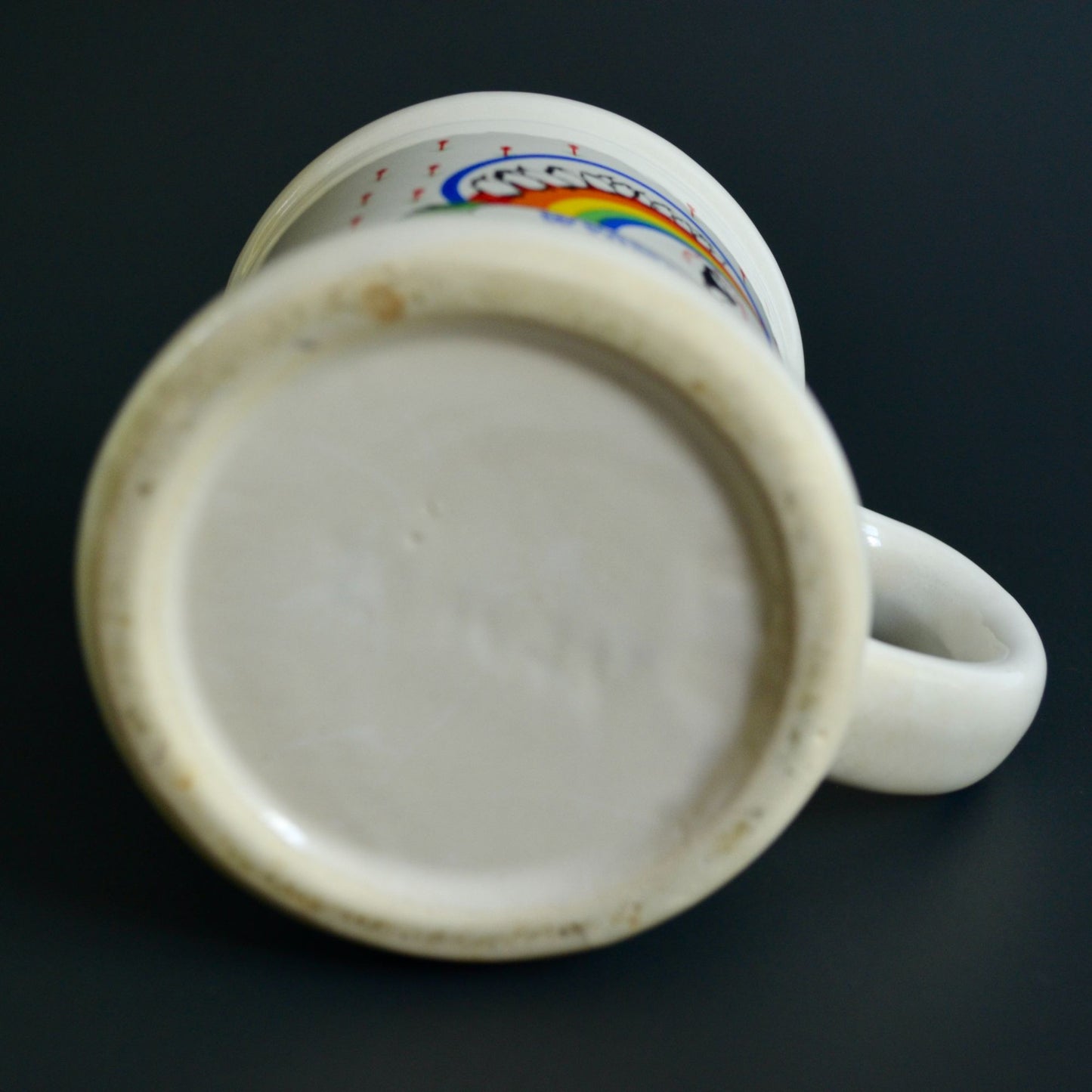 Wyoming Little America Rainbow Penguins Vintage Ceramic Coffee Mug