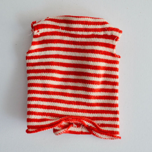 Mattel Barbie 1963 Red White Stripe Shirt
