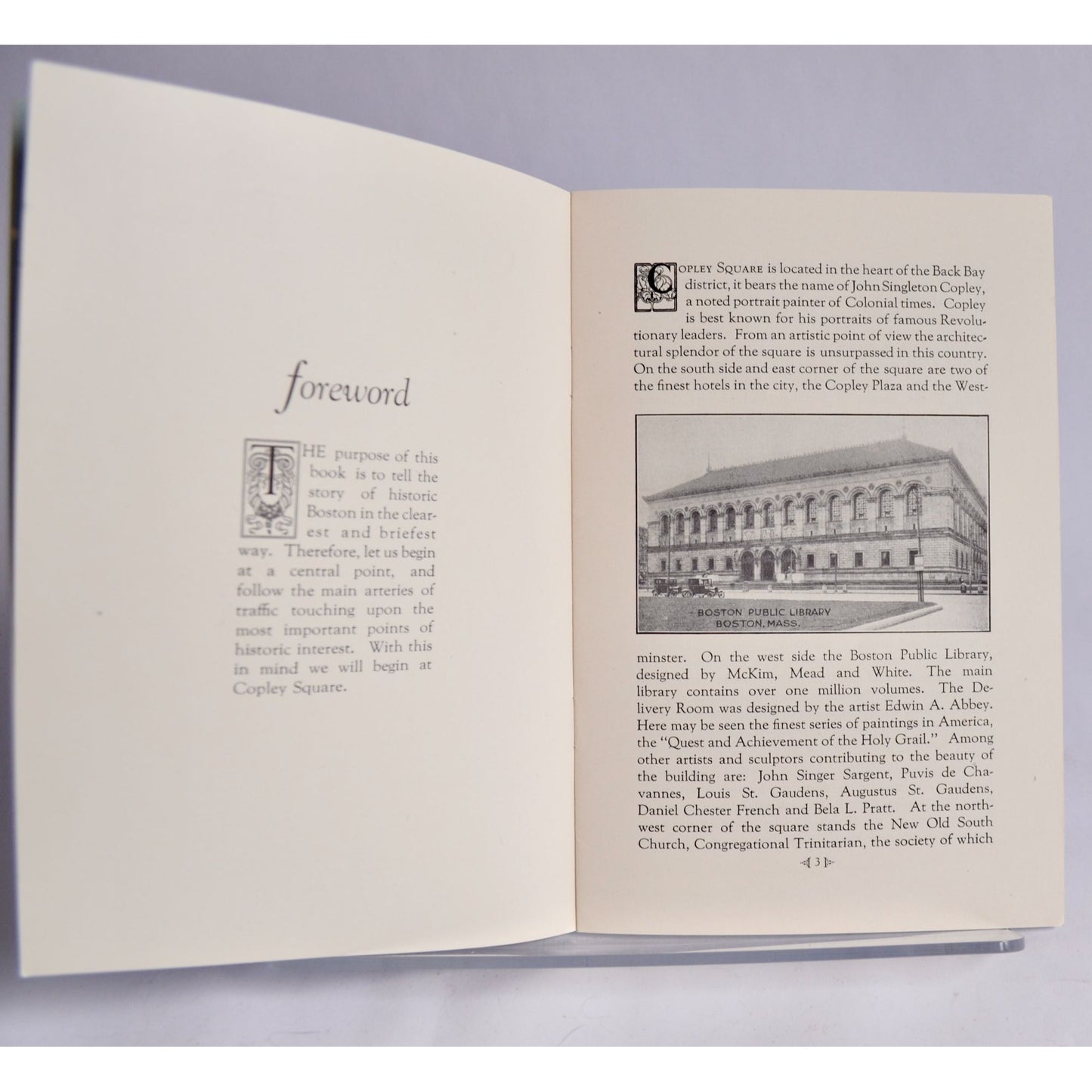 Olde Boston Towne George F Pearson 1930 Book Booklet