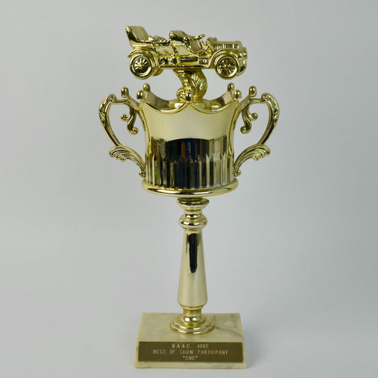 Vintage Car Trophy Metal Topper 1982 Best of Show "2nd"