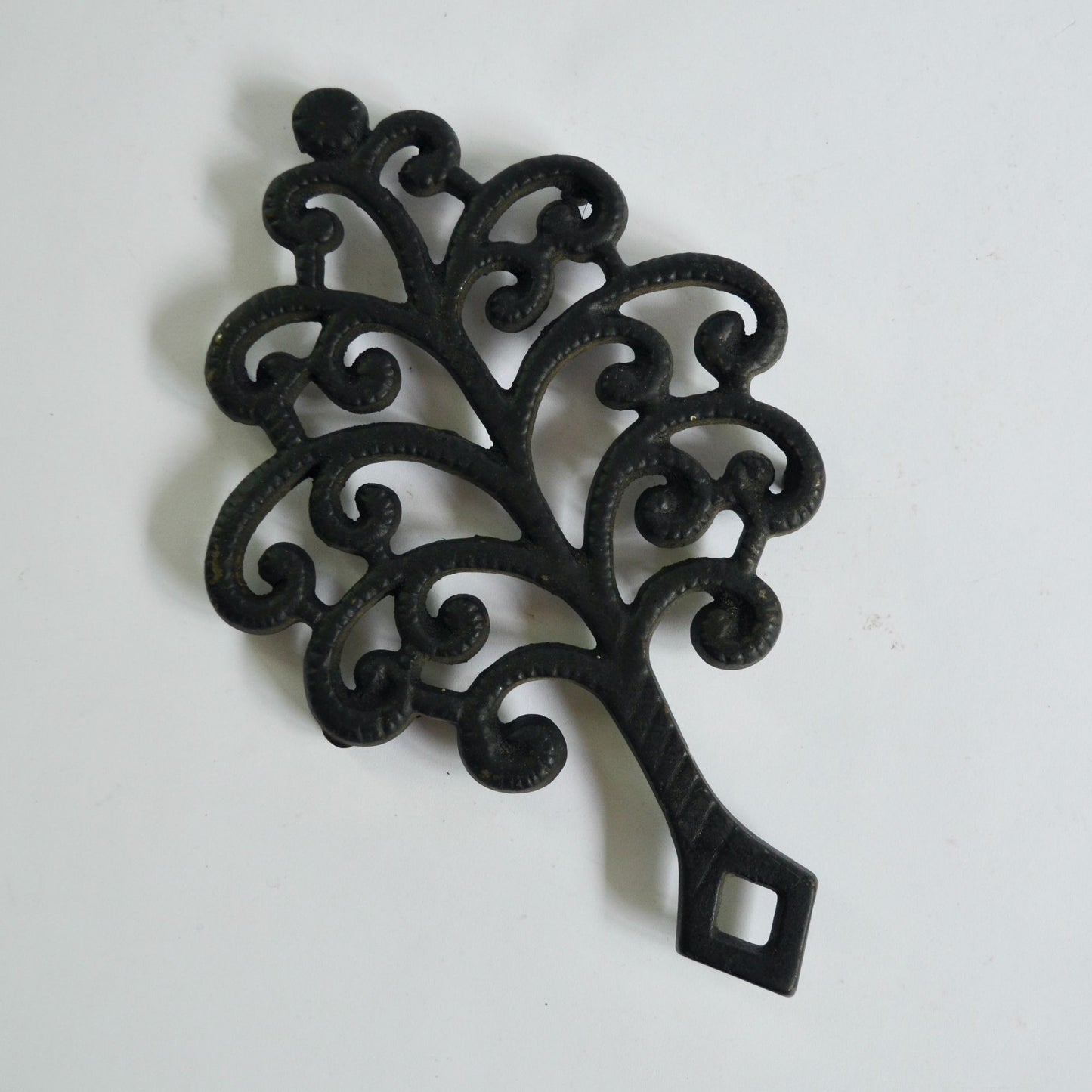 Vintage Cast Iron Trivet Tree of Life