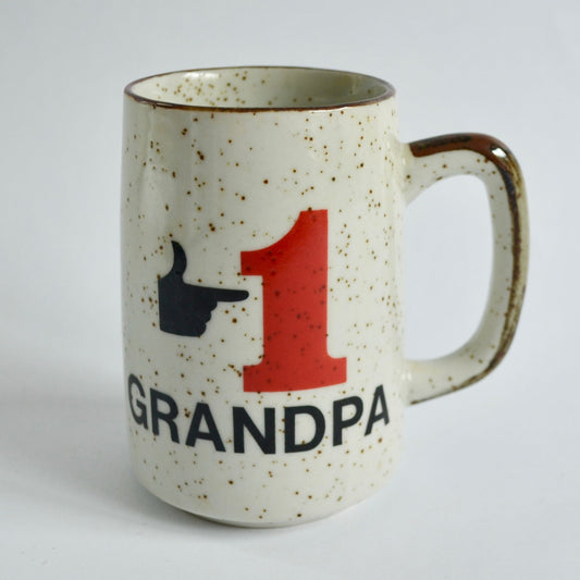 1 Grandpa Vintage Speckled Japan Coffee Mug
