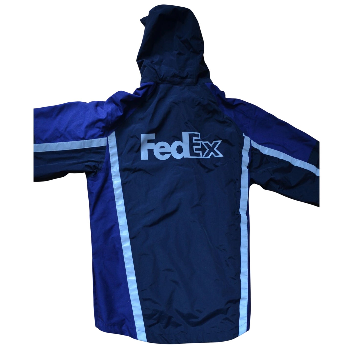 FedEx Stan Herman Reflective Jacket Men's Size L-RG Style# FD3336 NICE!