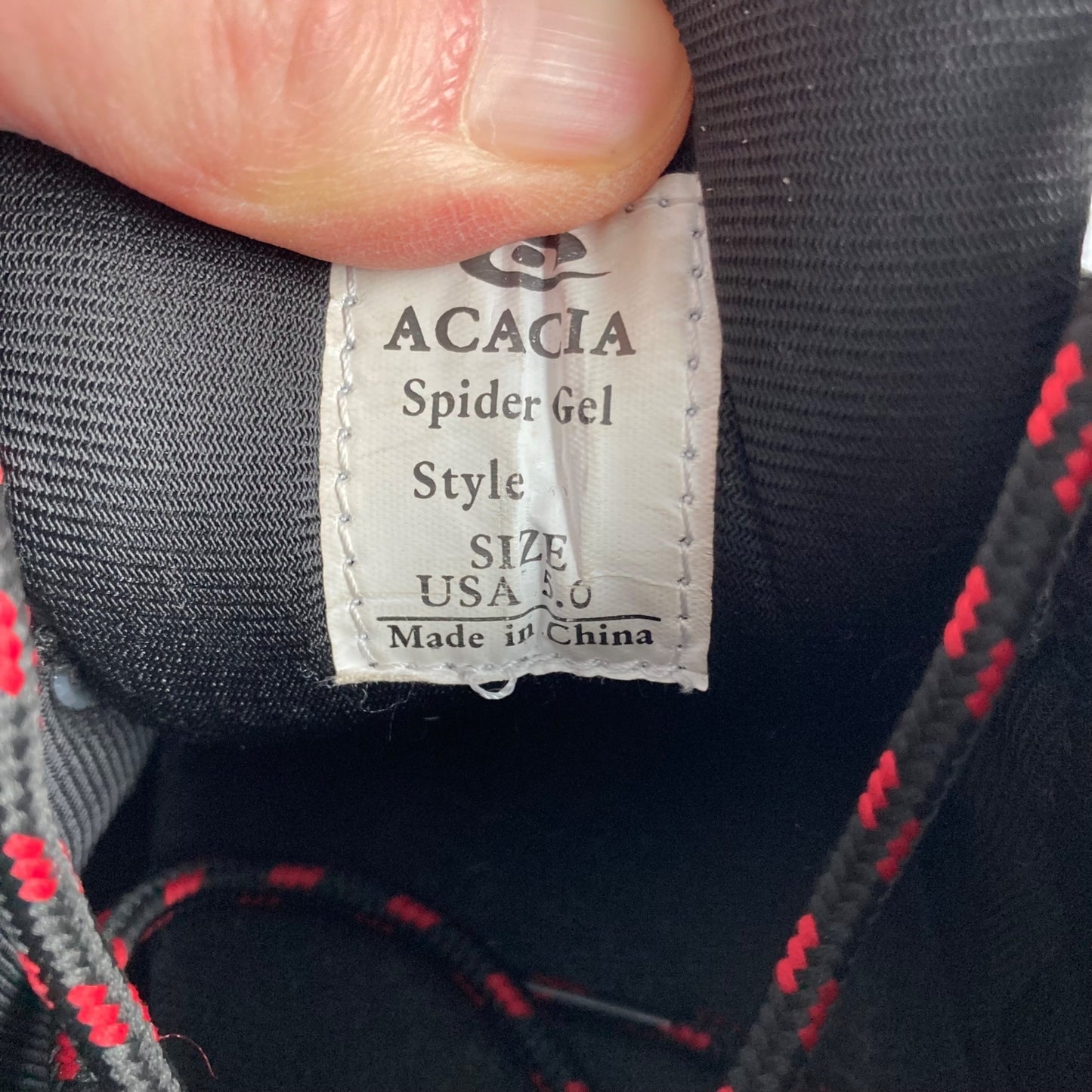 Acacia Spider Gel Broomball Shoes Men's Size 5 Women's 7 Broom Ball Boots