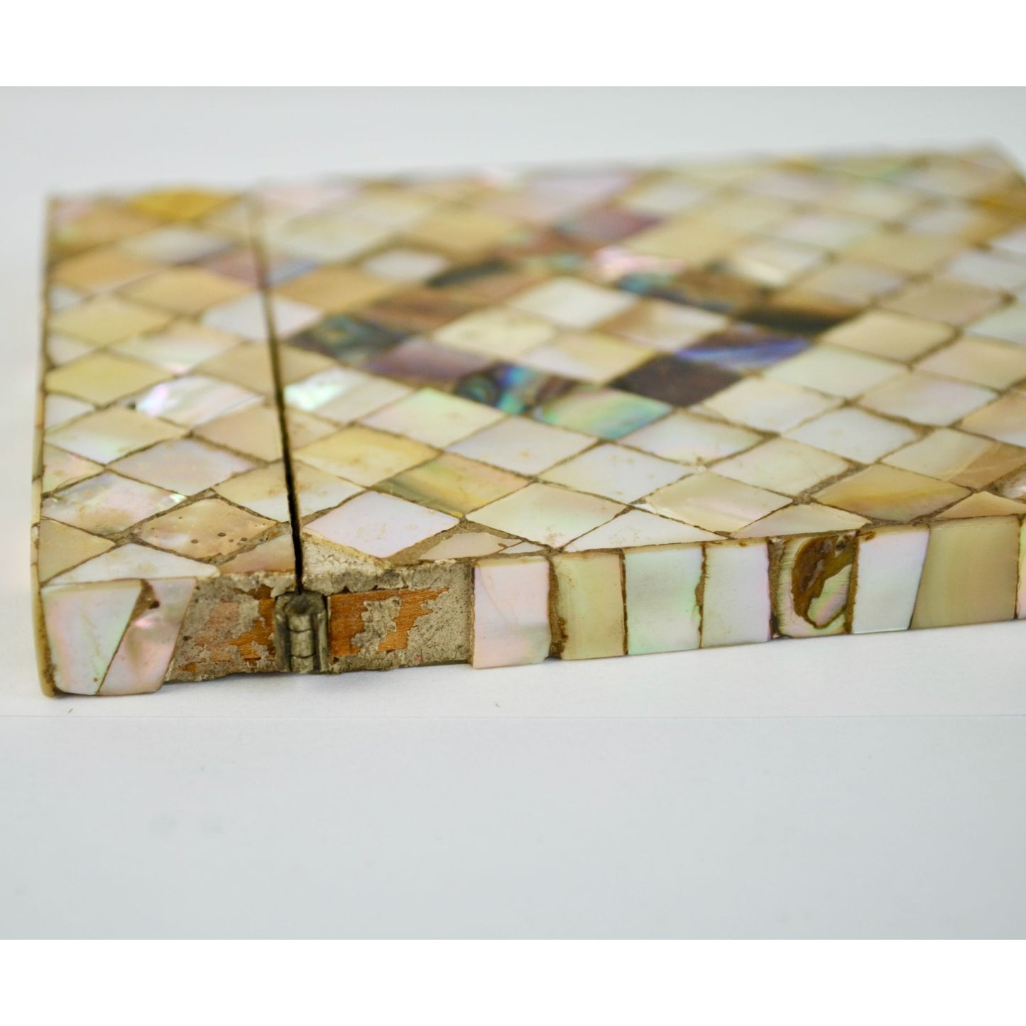 Antique Mother of Pearl Card Case Holder