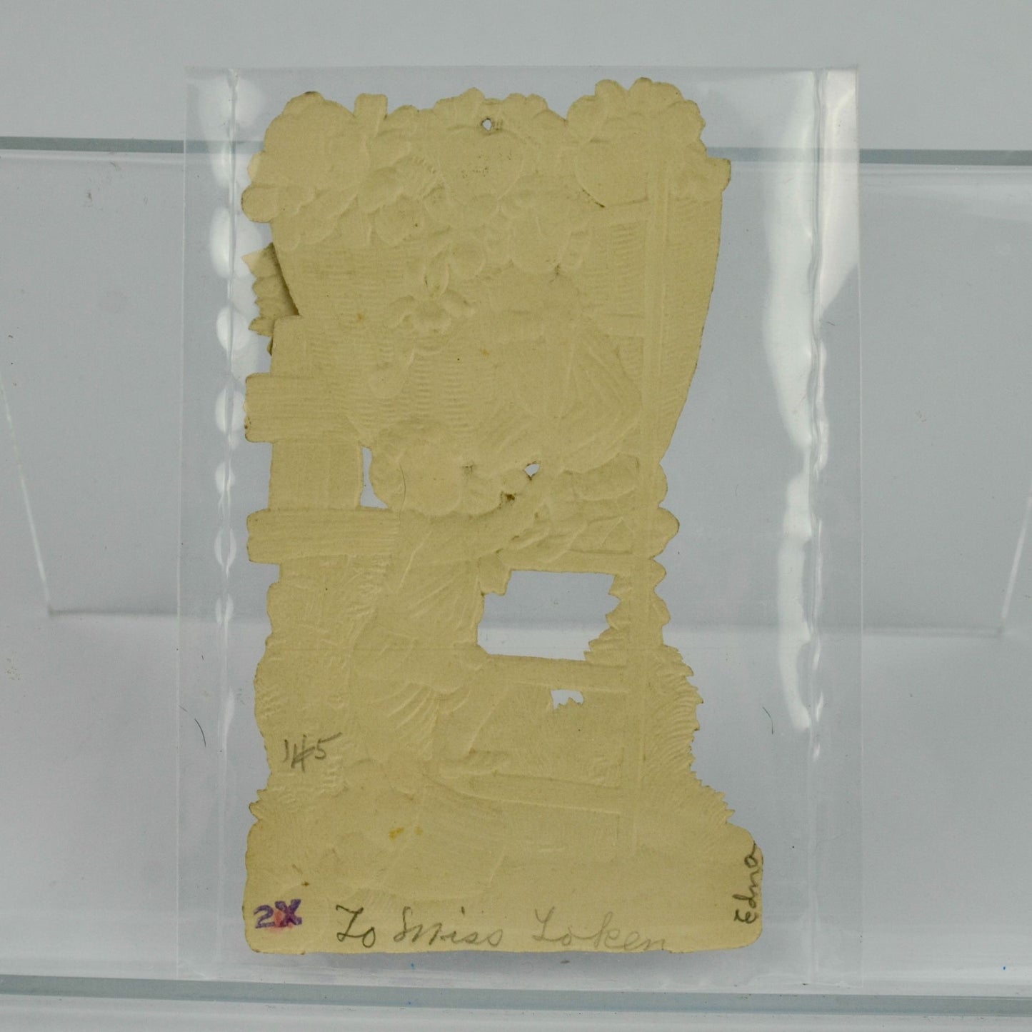 Vintage Valentine's Day Card Loving Greeting