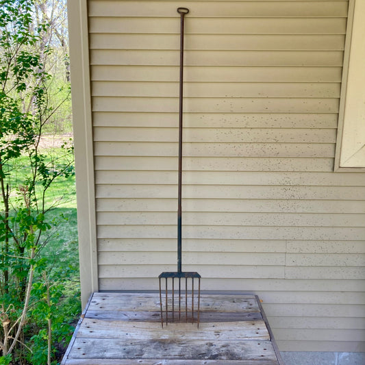 Vintage 7-Tine Ice Fishing Spear Fish Pike 61" Metal