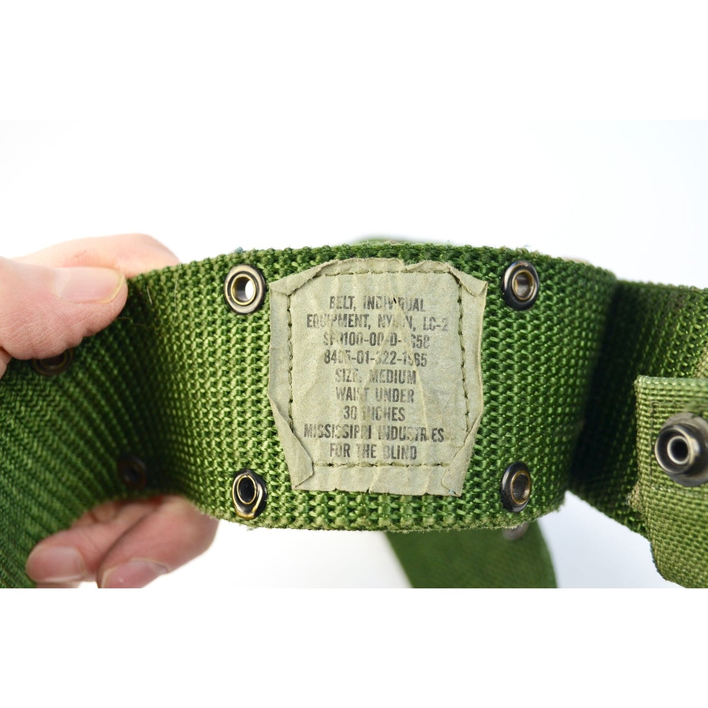 USGI Pistol Belt Individual Equipment LC2 Size Medium Army Issue