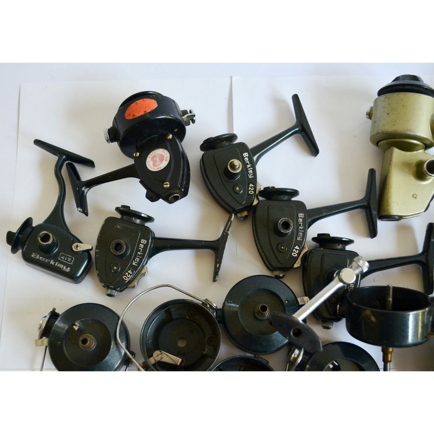 Vintage Berkley Spinning Reels Parts Lot 4200 420 Castamatic FOR PARTS OR REPAIR