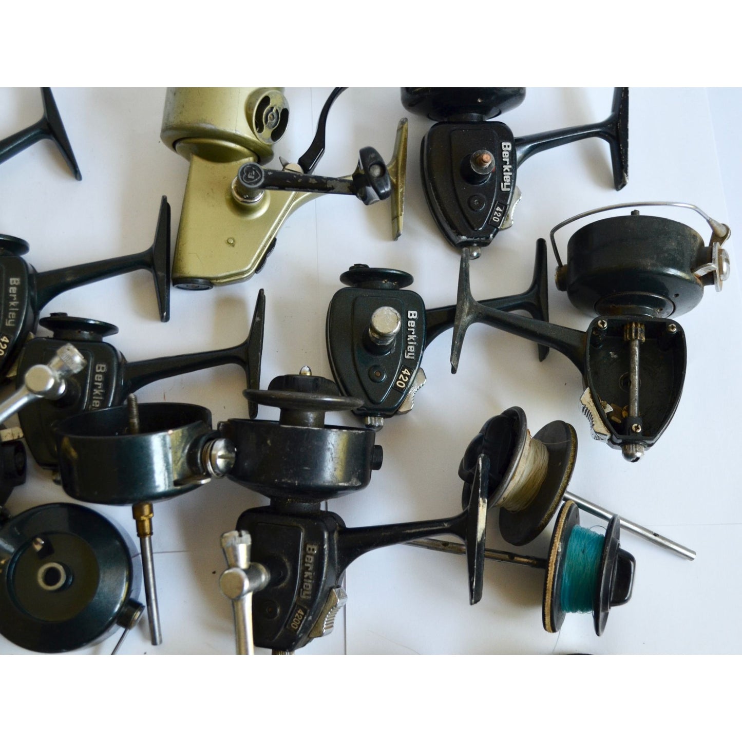 Vintage Berkley Spinning Reels Parts Lot 4200 420 Castamatic FOR PARTS OR REPAIR