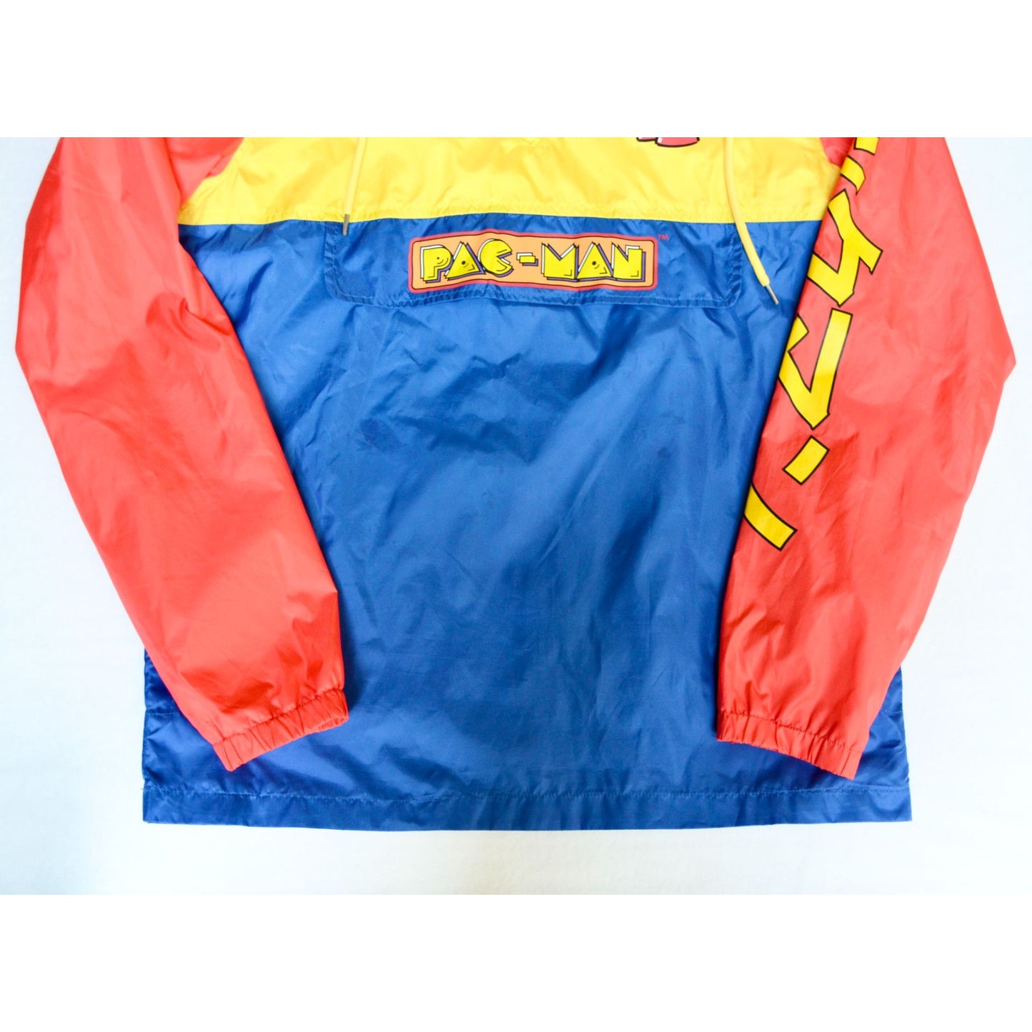 Pac-Man Men's Pullover Windbreaker Jacket Medium