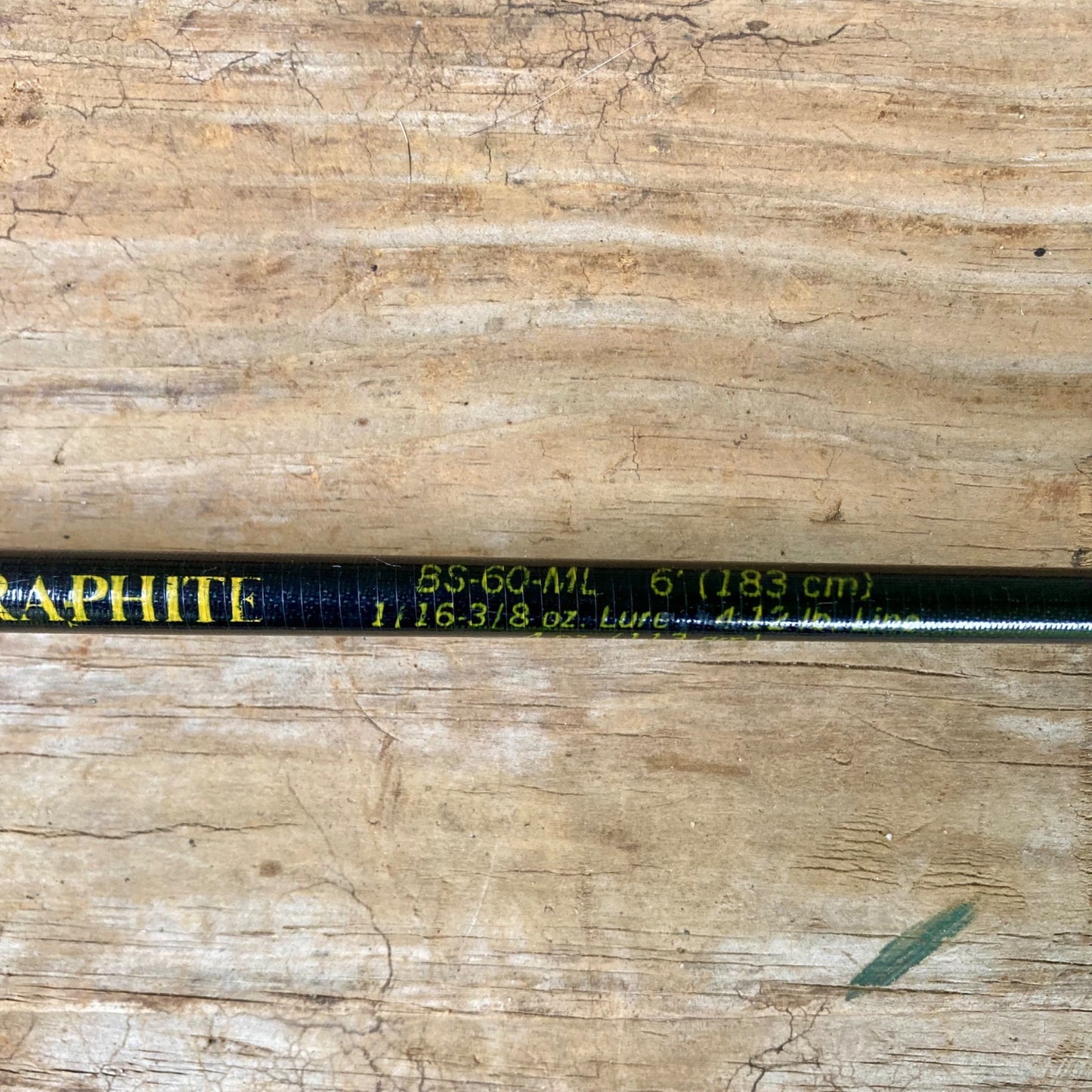 Vintage Fenwick Blackhawk BS-60-ML 6' Spinning Rod Fishing BROKEN TIP