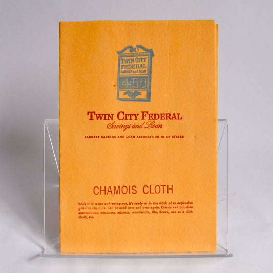 Vintage Twin City Federal Chamois Cloth Advertising