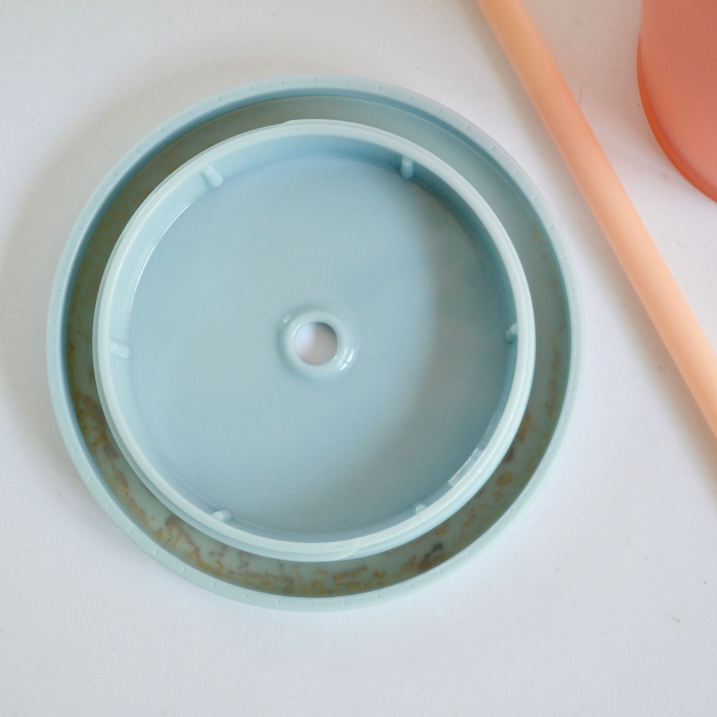 STARBUCKS FROSTED PINK 16 Oz COLD CUP TRAVEL TUMBLER with STRAW