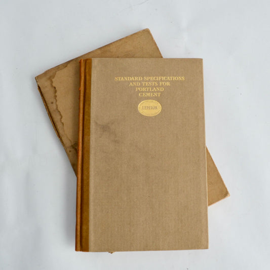 1917 Standard Specifications and Tests for Portland Cement Antique Book