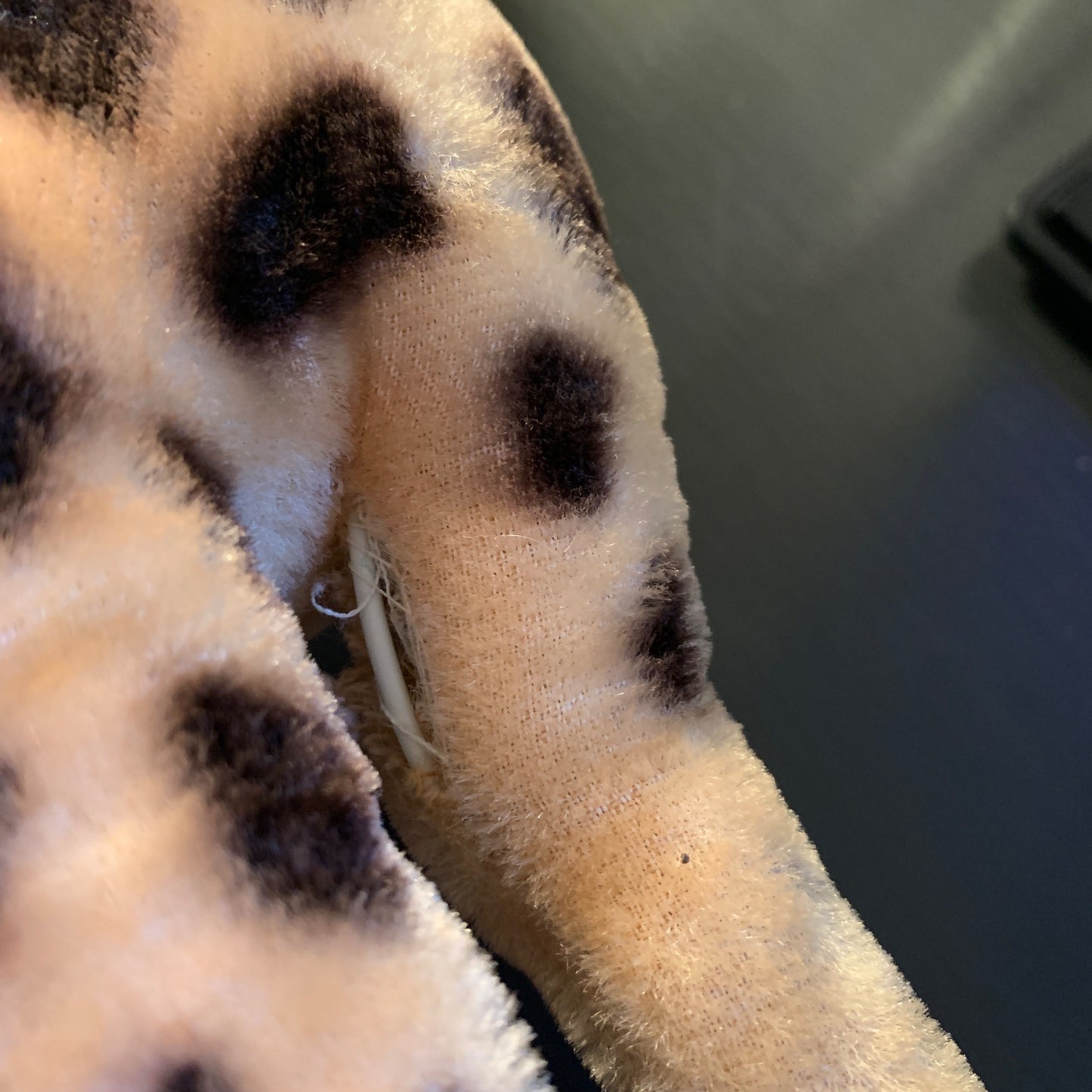 Vintage Mohair ? Giraffe Stuffed Plush Toy 14"