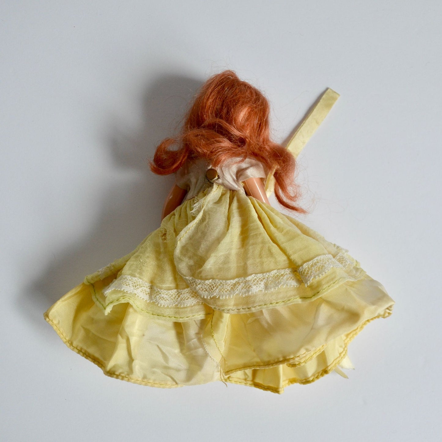 Nancy Ann Storybook Doll Red Hair Yellow Dress