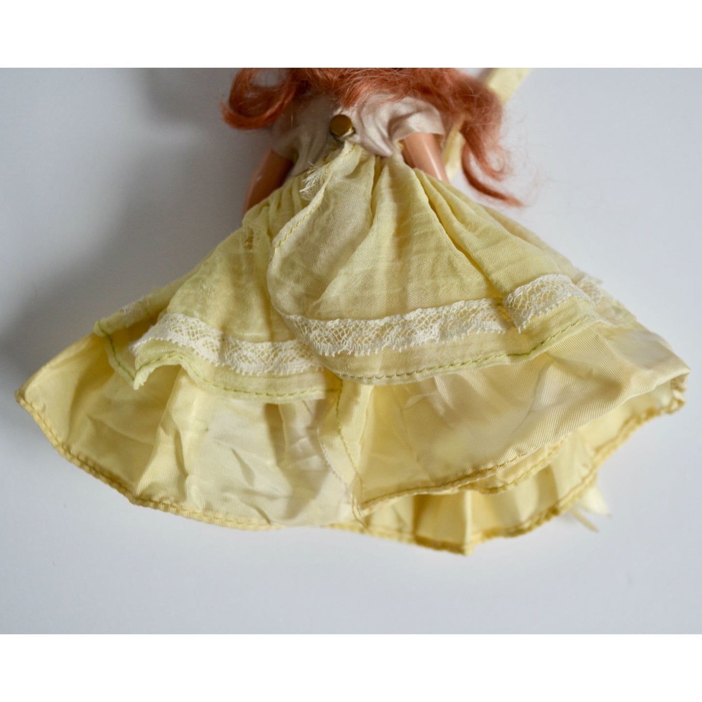 Nancy Ann Storybook Doll Red Hair Yellow Dress