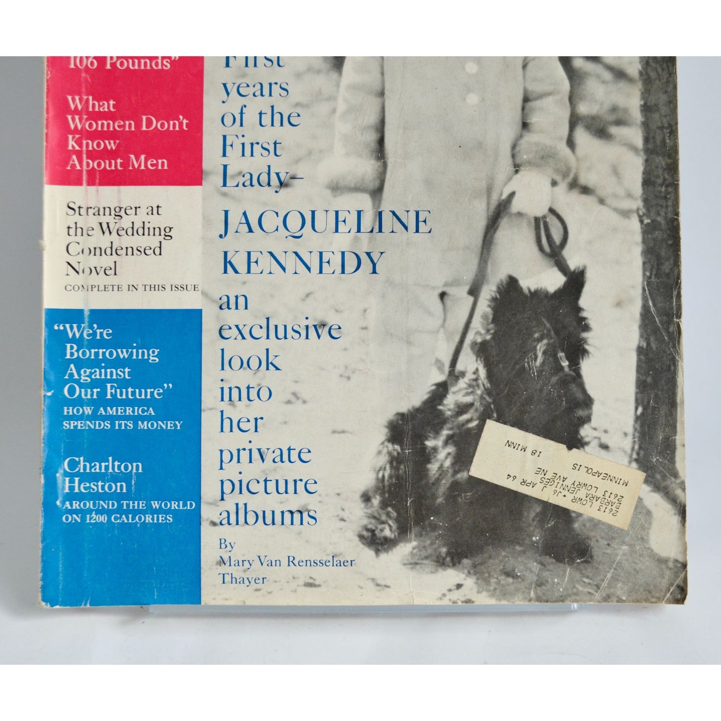 Ladie's Home Journal February 1961 Jacqueline Kennedy Vintage Magazine