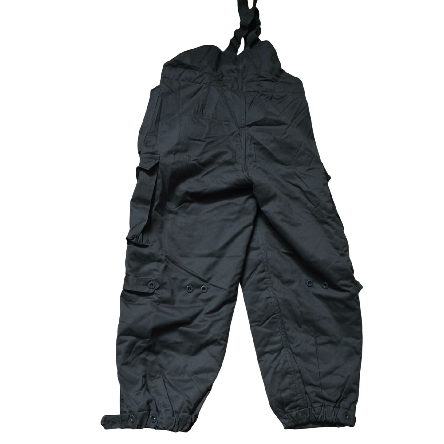 Vintage Sturm Military Insulated Trousers OD Green Bibs 1980's Made in Austria