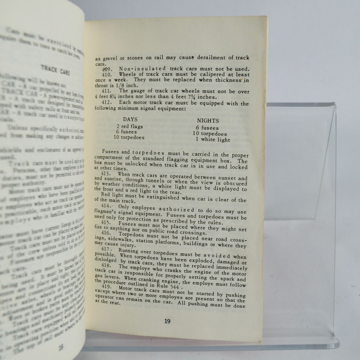 1968 The Milwaukee Road Safety Rules Booklet