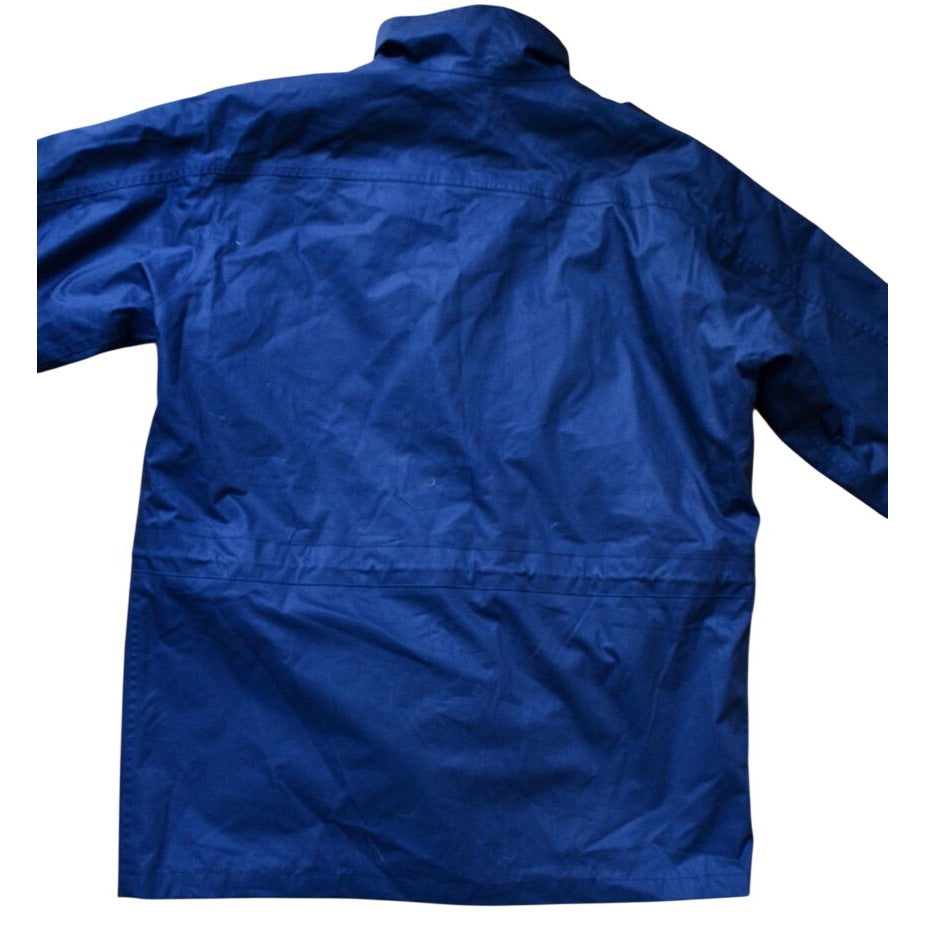 Original Dutch Military Parka High Neck Turn-Down Collar Navy Blue