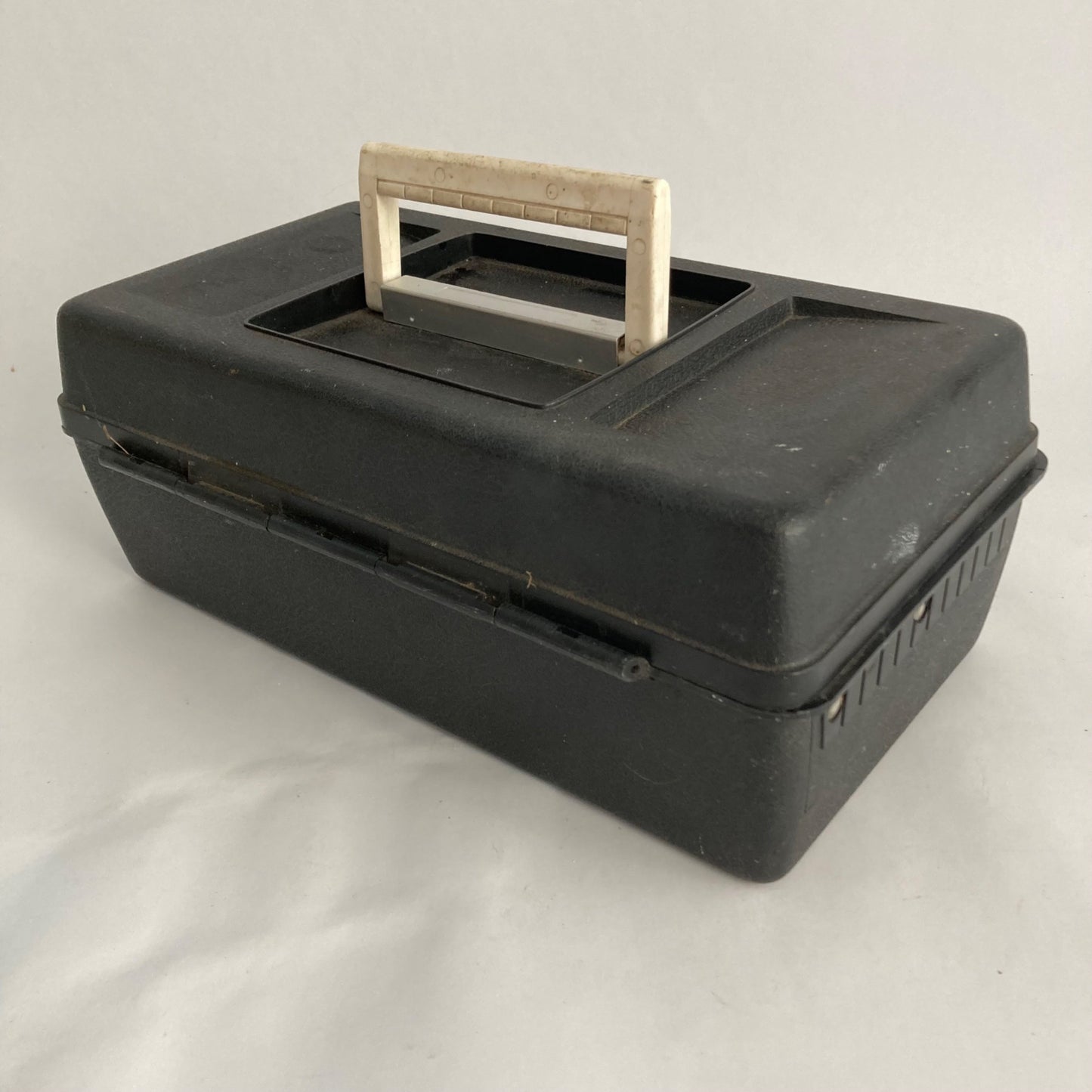 Vintage Old Pal 1040 Tackle Box Fishing Single Tray BLACK
