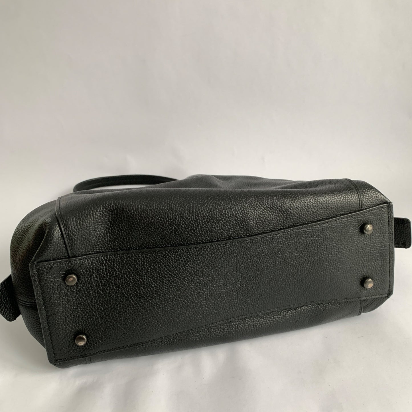 Coach 78364 Black Gunmetal Leather Dalton 31 Hobo Shoulder Bag