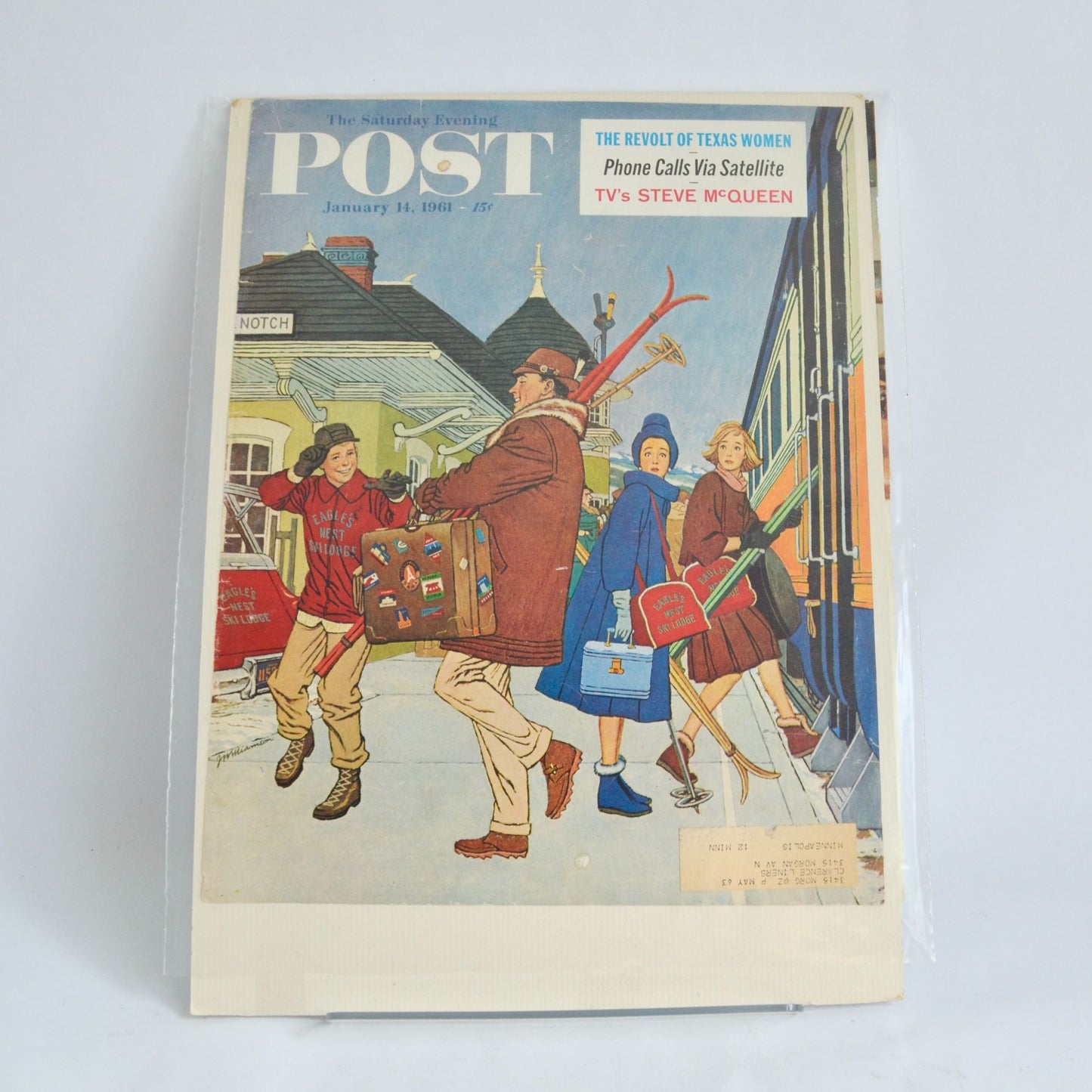 The Saturday Evening Post Magazine COVER January 14 1961