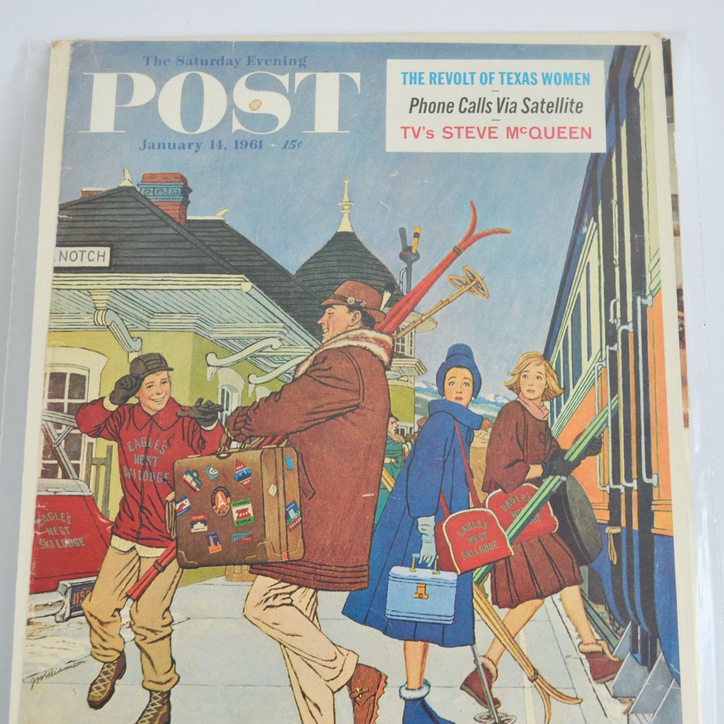 The Saturday Evening Post Magazine COVER January 14 1961